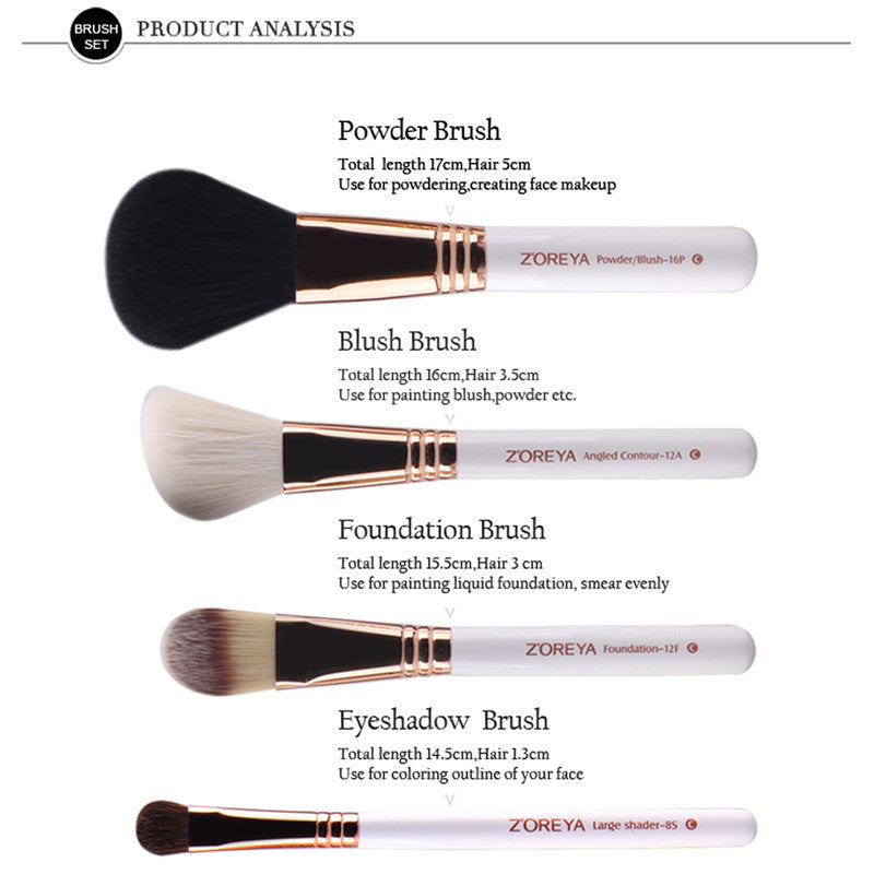Portable makeup brush